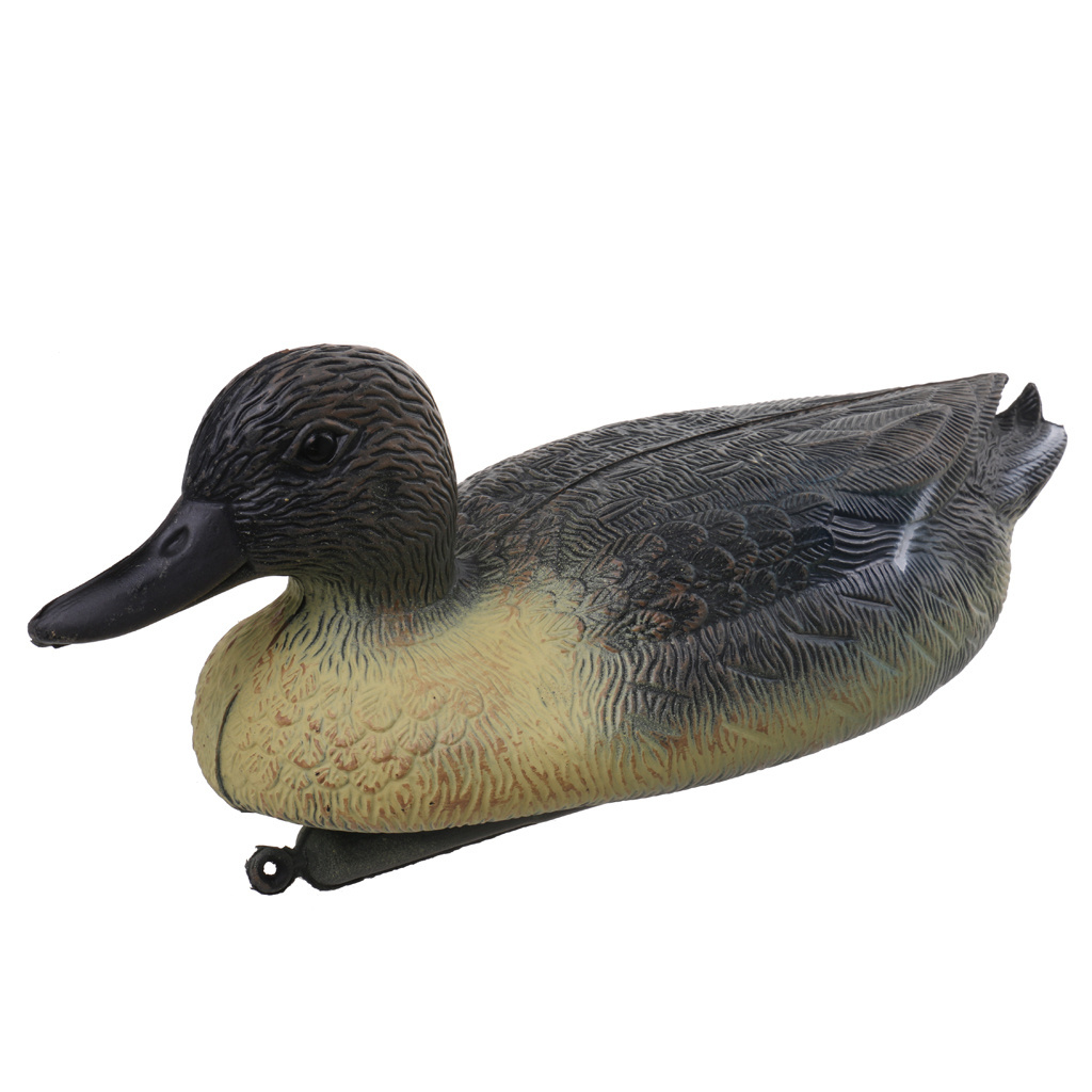 Professional 8 Pcs Fishing Hunting Male Decoy Floating Drake Hunting Duck Decoy Plastic Duck Decoy Drake w/ Floating Keel Decors