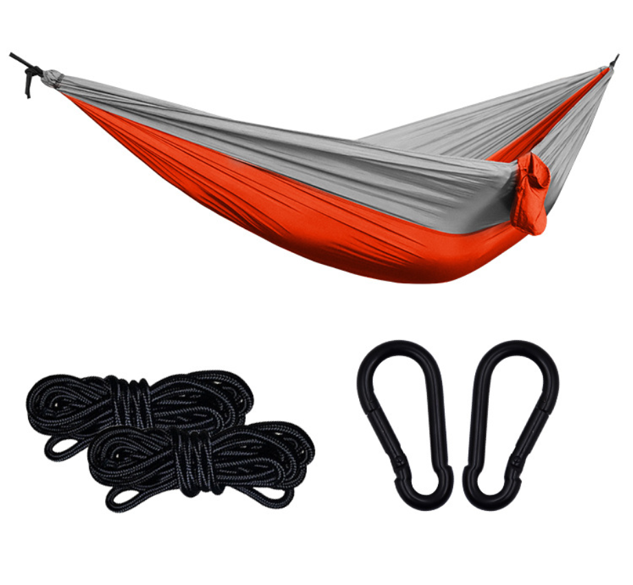 Outdoor camping hammock Parachute cloth 260*140CM single camping hammock