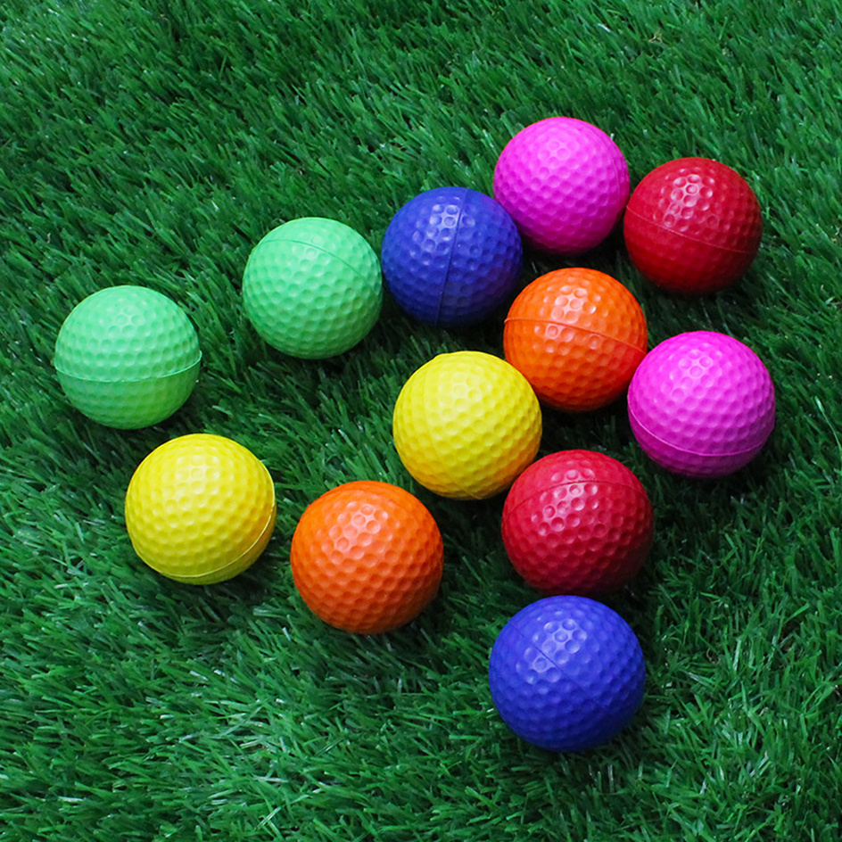 Golf Balls PU Foam Elastic Indoor Outdoor Golf Practice Driving Range Children Putting Golf Supplies