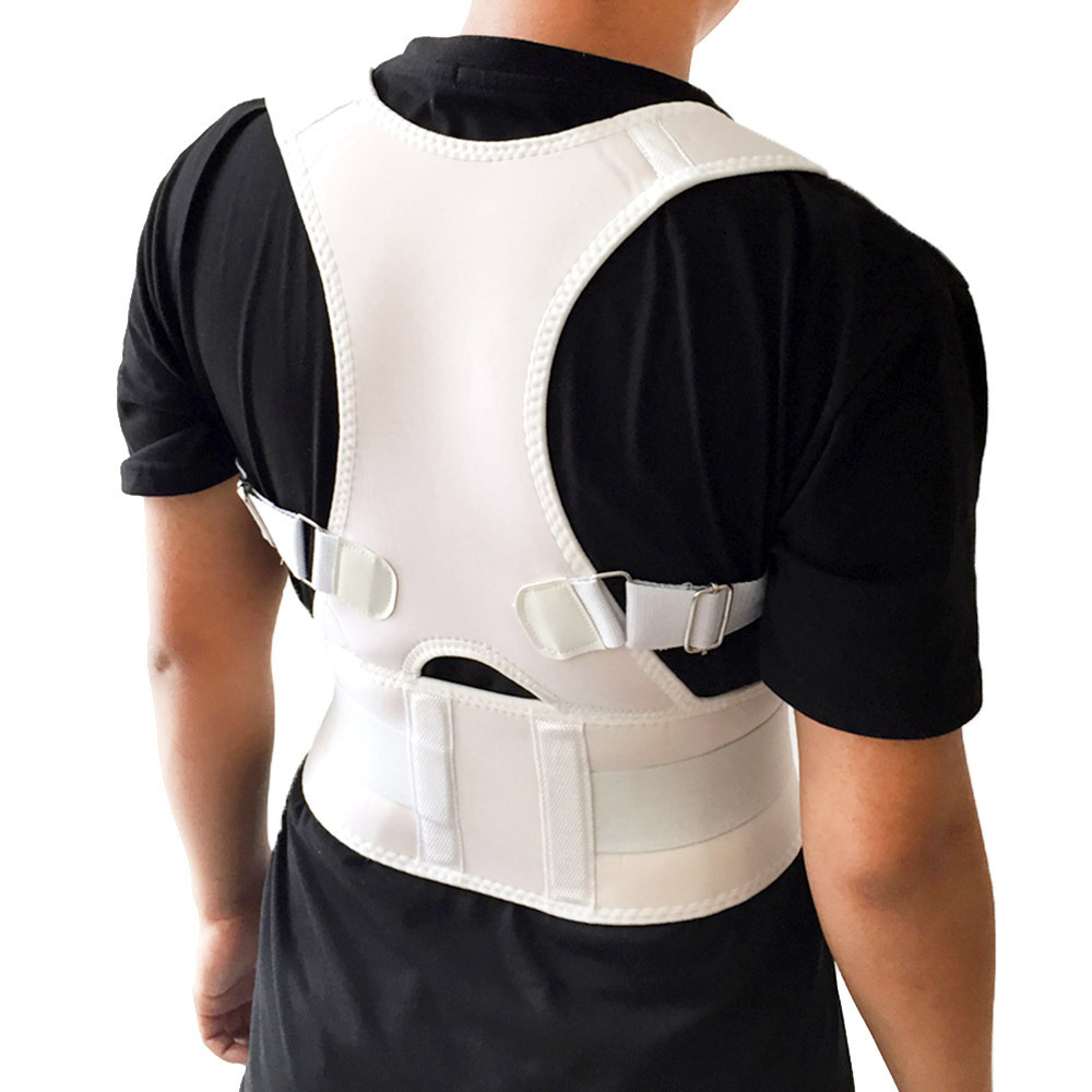 Hotsale neoprene Magnetic Lumbar support Belt Adjustable Posture Corrector Back Brace for men and women