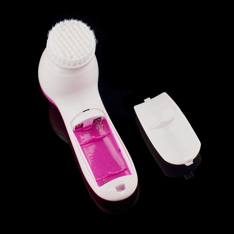 Electric 5pcs facial cleanser Beauty Washing instrument Facial massage instrument Pore cleaning skin brush