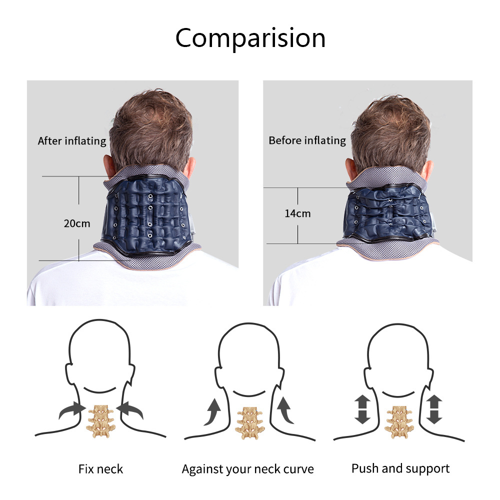 Leamai Hot Sale Cervical Neck Traction Device/Adjustable Neck Collar To Relieve Pain