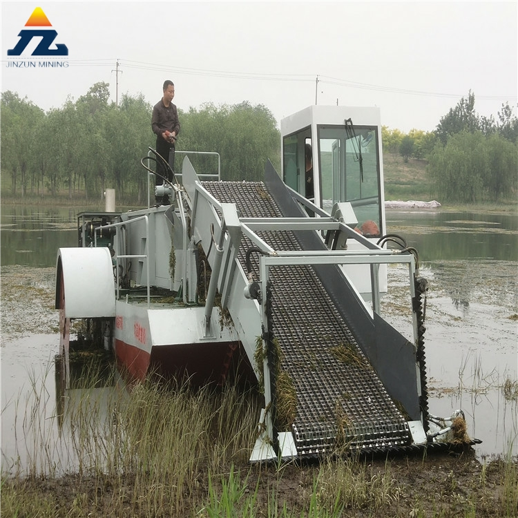 Pumping Sand Dredger Efficient Aquatic Harvester for Collection Floating Plastics Wood Plant