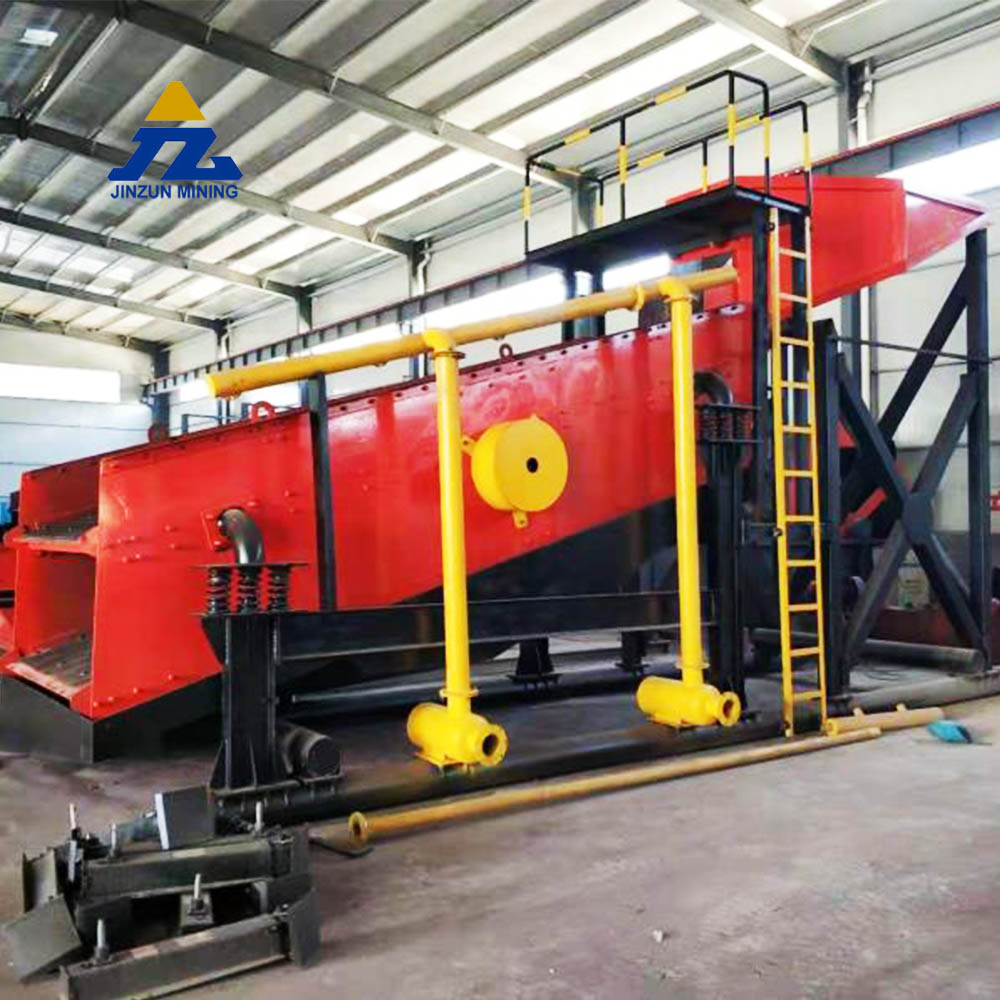 Gold Panning Sluice Machine Hydraulic Vibrating Sluice Box For Gold Mining Plant