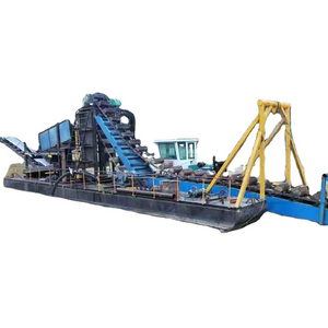 Floating Gold Dredge Sand Gold Dredging Dredger Machine