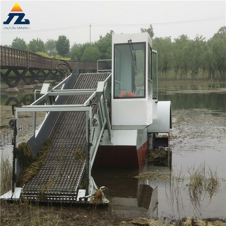 Pumping Sand Dredger Efficient Aquatic Harvester for Collection Floating Plastics Wood Plant