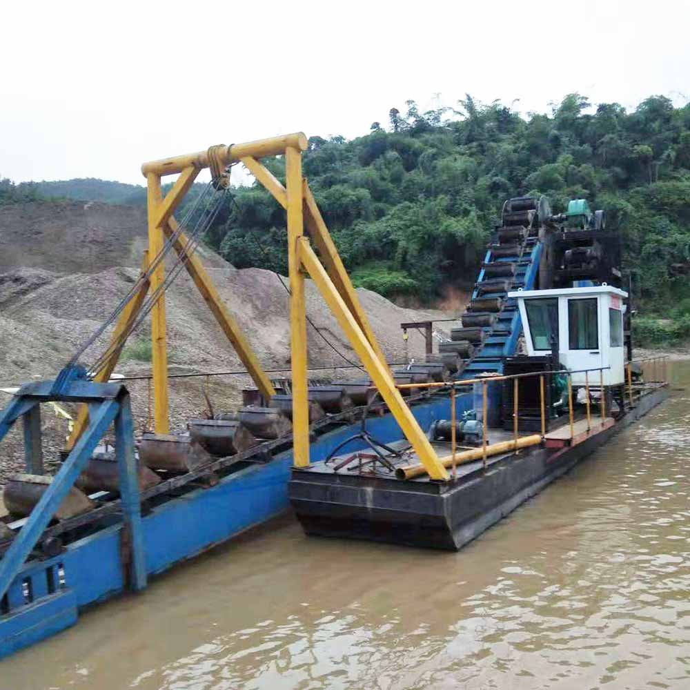 Floating Gold Dredge Sand Gold Dredging Dredger Machine