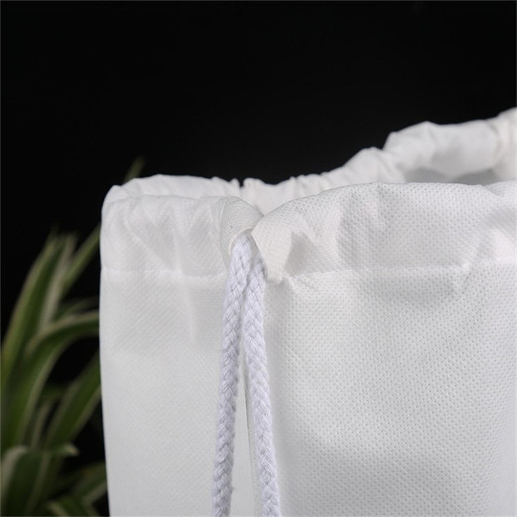 Good Quality Small Draw String Bag Water Soluble Laundry Cotton Bag With Draw String