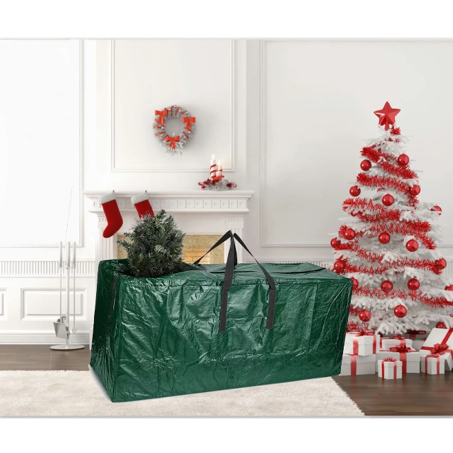 Heavy Duty Christmas Tree Storage Bag Fits 9FT Tall Xmas Trees Reinforced Waterproof Xmas Tree Bag Storage Bag