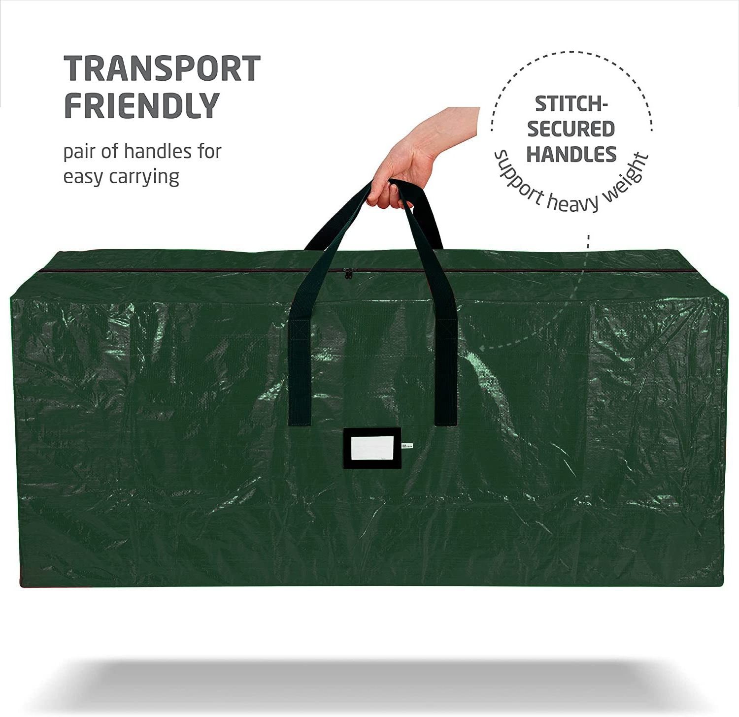 Heavy Duty Christmas Tree Storage Bag Fits 9FT Tall Xmas Trees Reinforced Waterproof Xmas Tree Bag Storage Bag