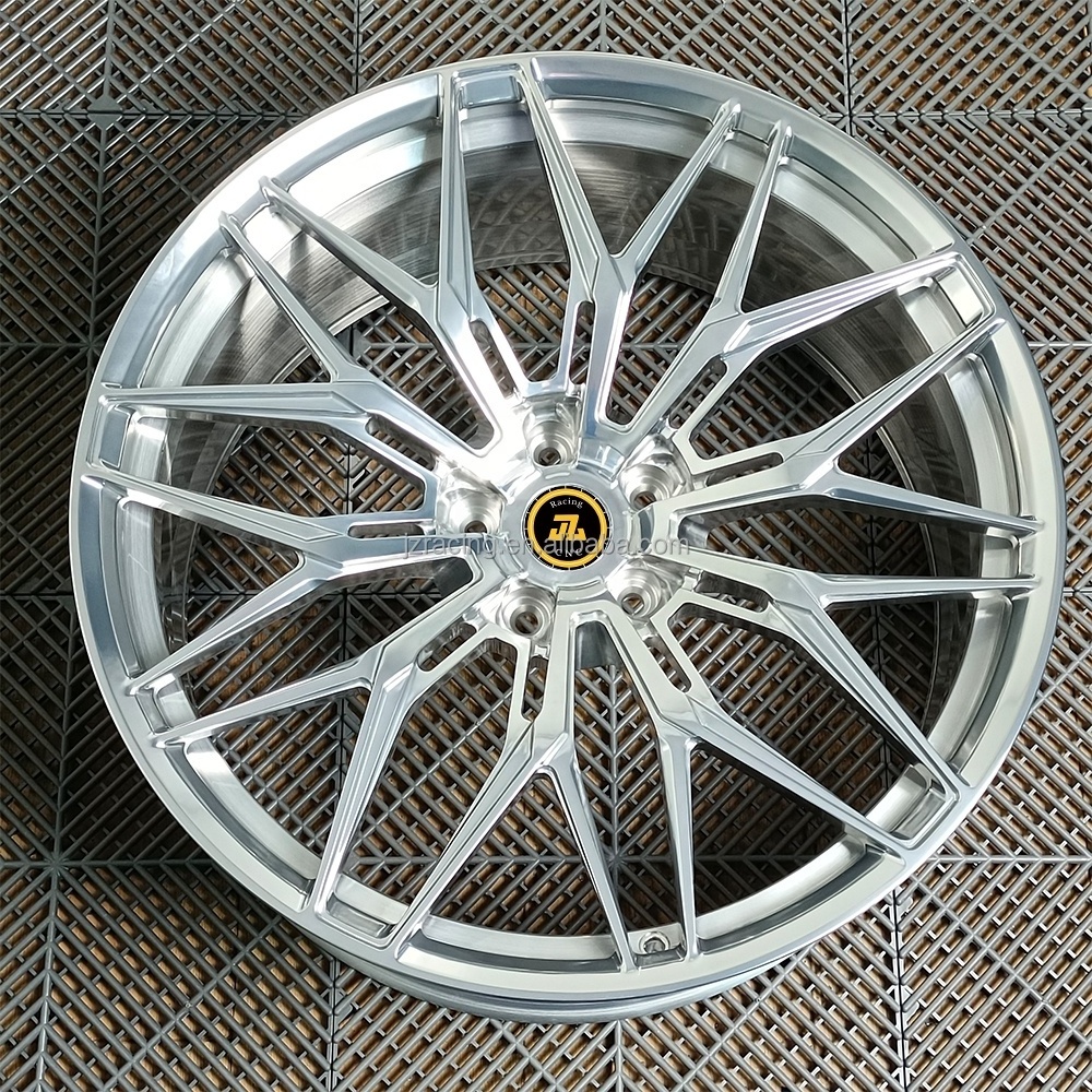 JZ CNC Custom 1-Piece Forged Wheels 5x120 5x114.3 5x112 Alloy Rim 17-26 Inch Passenger Cars 20-24 Inch Wheel Options Available