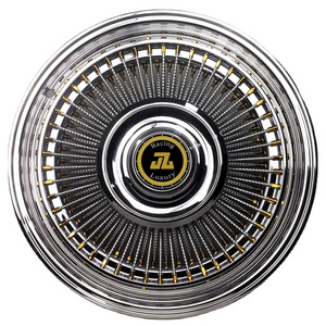 Jiangzao chrome forged gold wire wheel 19 20 22 24 26 inch wheel rim for Vintage Car