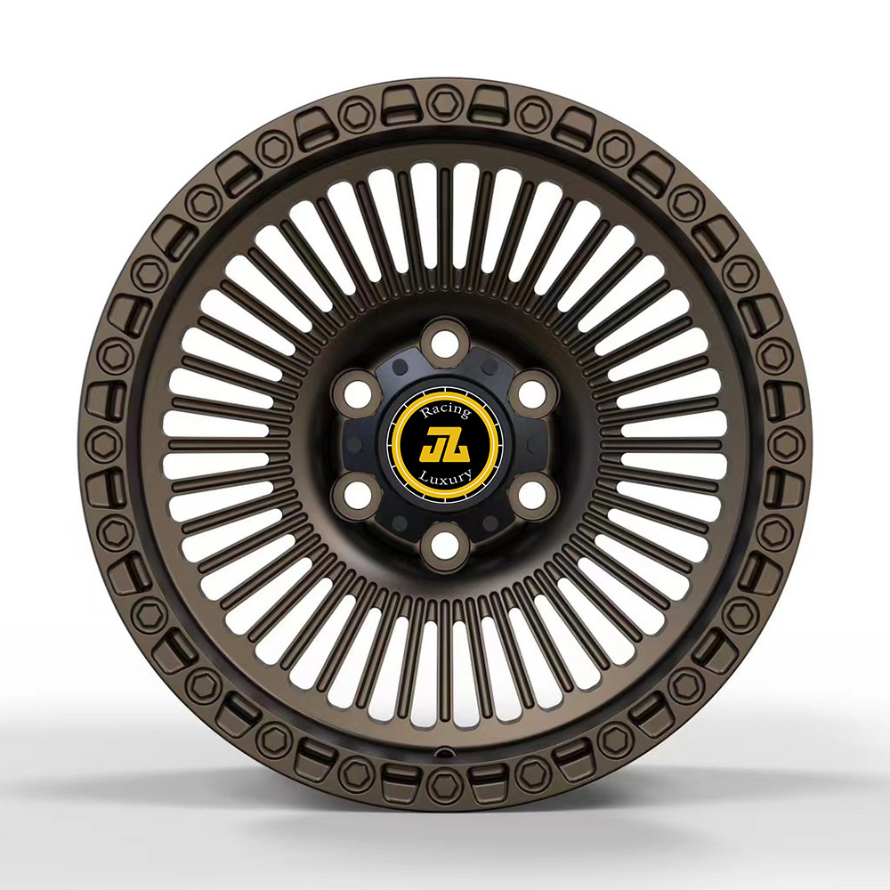 JZ CNC Custom 17-26inch 5x130 6x139.7 ET25-50 5/6holes Beadlock Off-road Forged Deep Dish Concave Wheels For bmw jeep