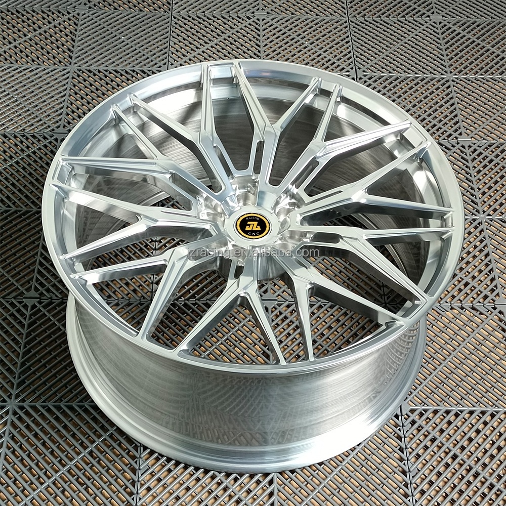 JZ CNC Custom 1-Piece Forged Wheels 5x120 5x114.3 5x112 Alloy Rim 17-26 Inch Passenger Cars 20-24 Inch Wheel Options Available