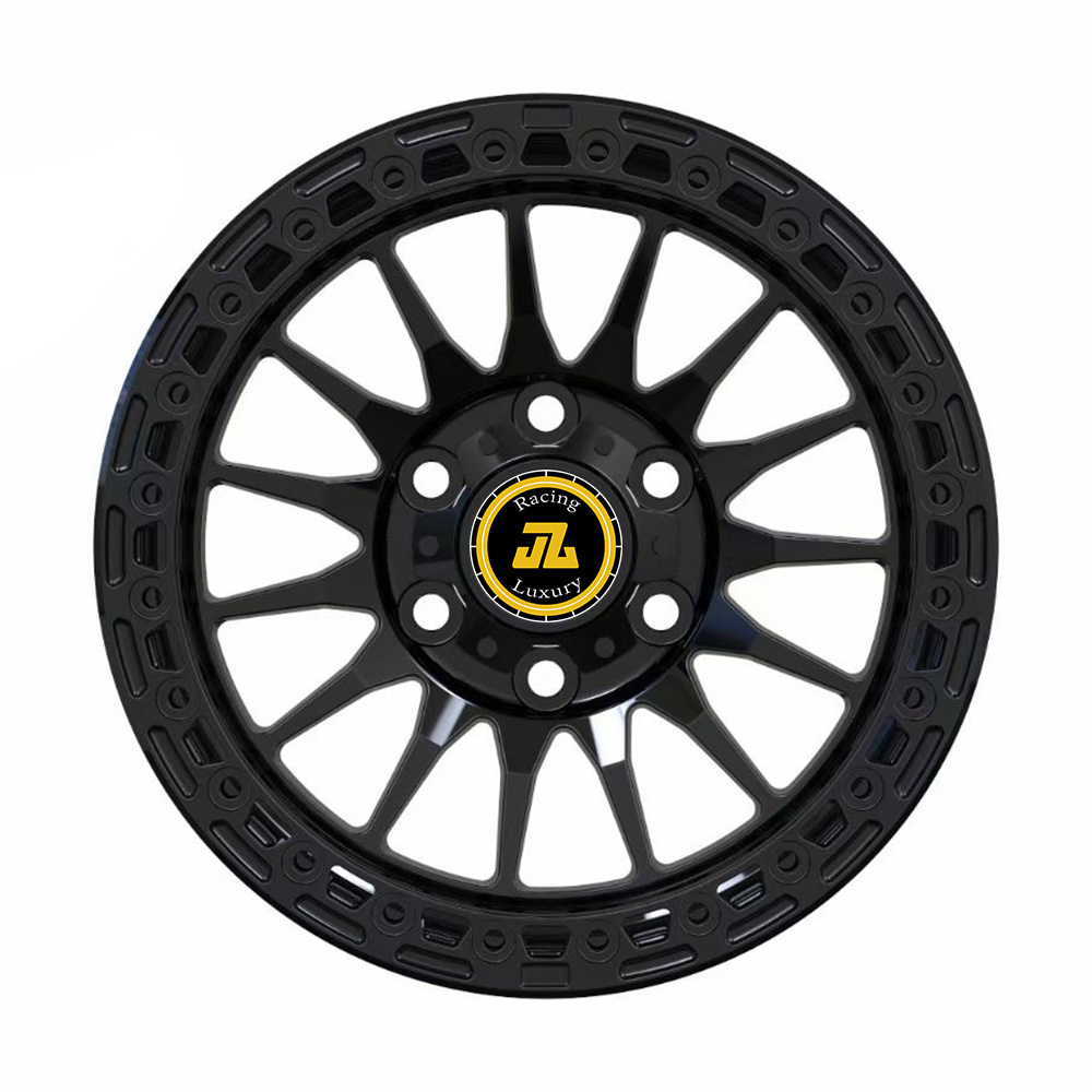 JZ CNC Custom 17-26inch 5x130 6x139.7 ET25-50 5/6holes Beadlock Off-road Forged Deep Dish Concave Wheels For bmw jeep