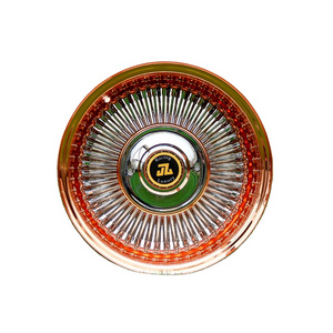 Jiangzao 17-26 Inch Gold/Rose Gold/Chrome Wire Wheel Rim for Vintage Car New Condition 50mm 25mm 35mm 0mm Spacing