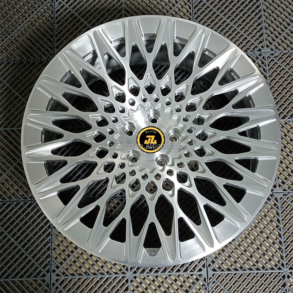 JZ CNC Custom 1-Piece Forged Wheels 5x120 5x114.3 5x112 Alloy Rim 17-26 Inch Passenger Cars 20-24 Inch Wheel Options Available