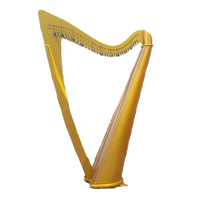 Konghou 34-38 Stringed Instrument Irish Harp Musical Tuba for Students Lever Stringed Lever Harp