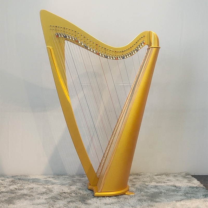 Konghou 34-38 Stringed Instrument Irish Harp Musical Tuba for Students Lever Stringed Lever Harp