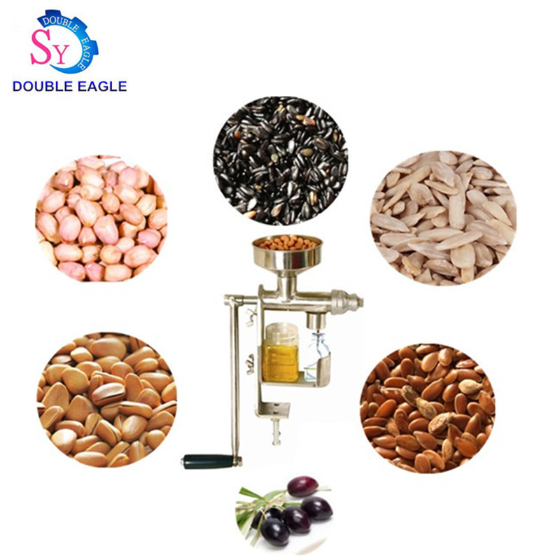 Wholesale Price Manual Rape Seed Soybean Oil Press Machine/Household Hand Oil Extractor Peanut Nuts Seeds Oil Press Extractor