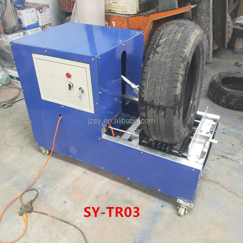 High Output Profession Old Tire Circle Cutting Recycling Machine/Waste Tire Tread Sidewall Cutter Processing Equipment