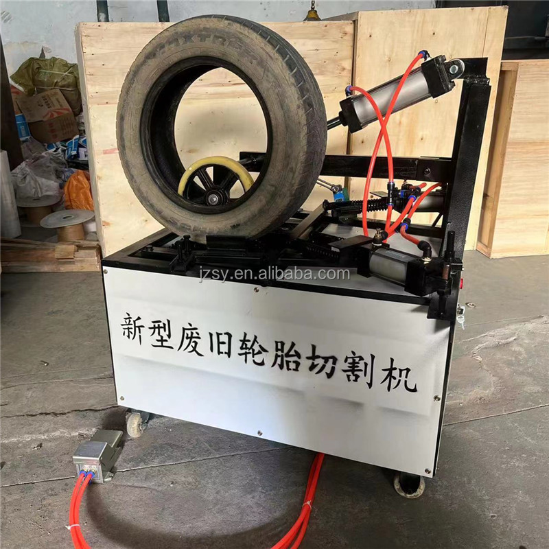 Higher Efficiency Automatic Used Car Tire Double Sidewall Cutting Machine/Scrap Waste Tyre Ring Cutter Recycling Equipment