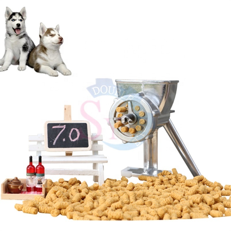 Farm use manual poultry feed pellet making machine/hand animal food processing machine