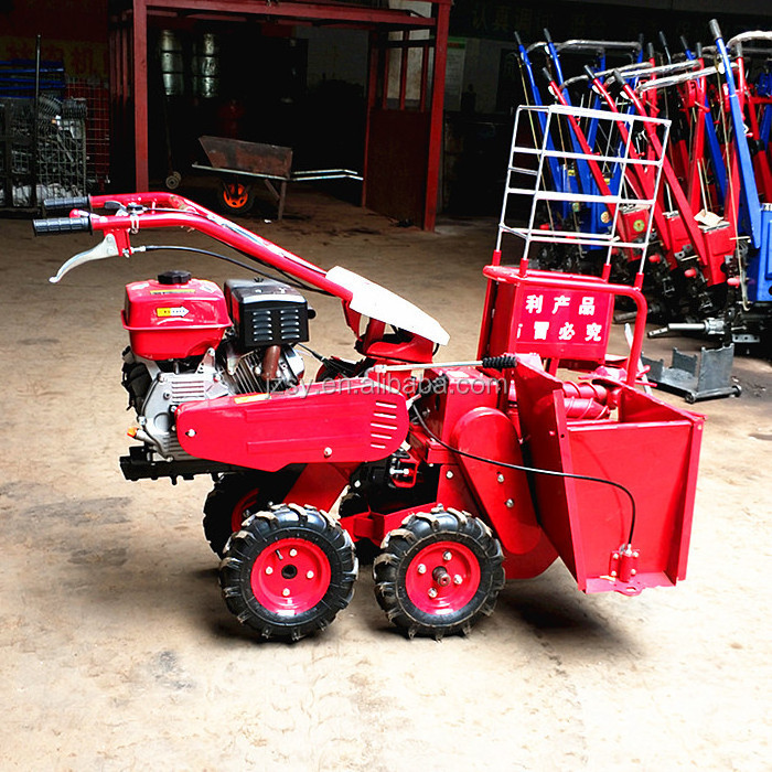 Wholesale Price Walking Tractor Drive Mini Corn Reaping And Harvesting Machine For Sale