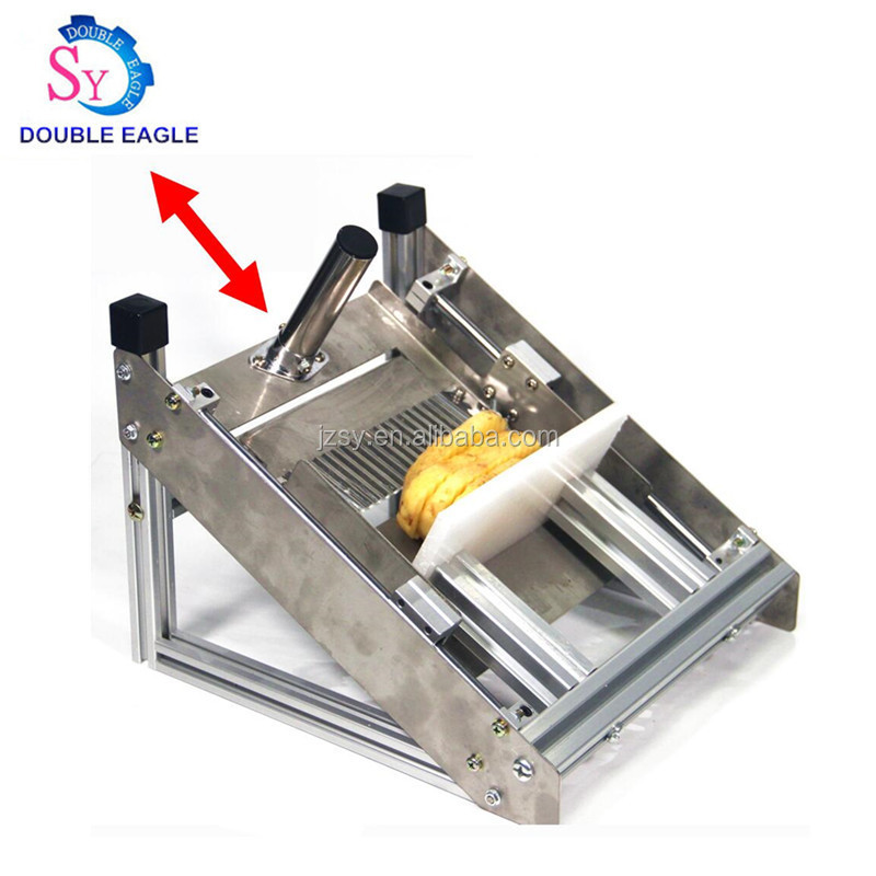 Wholesale Price Household Manual Vegetable Wave Shape Potato Crinkle Chip Slice Cutting Machine/Hand Ripple French Fry Cutter