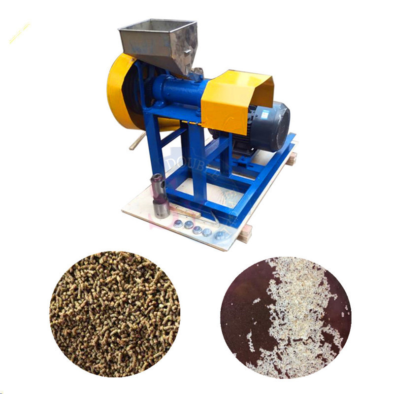 Household small dog food puffing machine Aquatic animal feed extruder shrimp making machine floating fish pellet mill machine