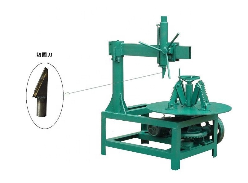 Scrap Car Tire Strip Cutter Separator Recycling Processing Machinery/Vertical Rubber Truck Tire Ring Shredder Cutting Machine