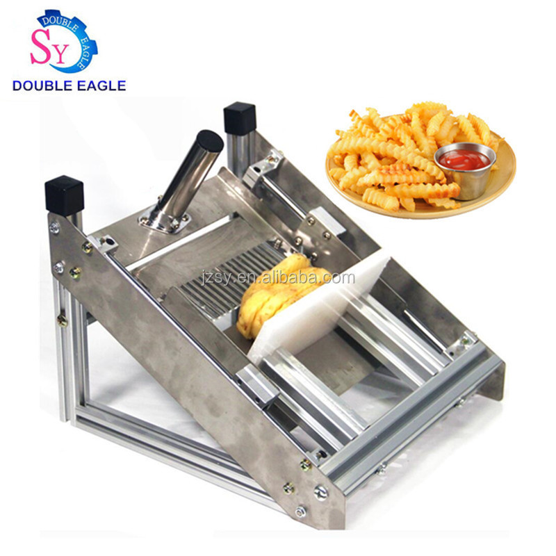 Wholesale Price Household Manual Vegetable Wave Shape Potato Crinkle Chip Slice Cutting Machine/Hand Ripple French Fry Cutter