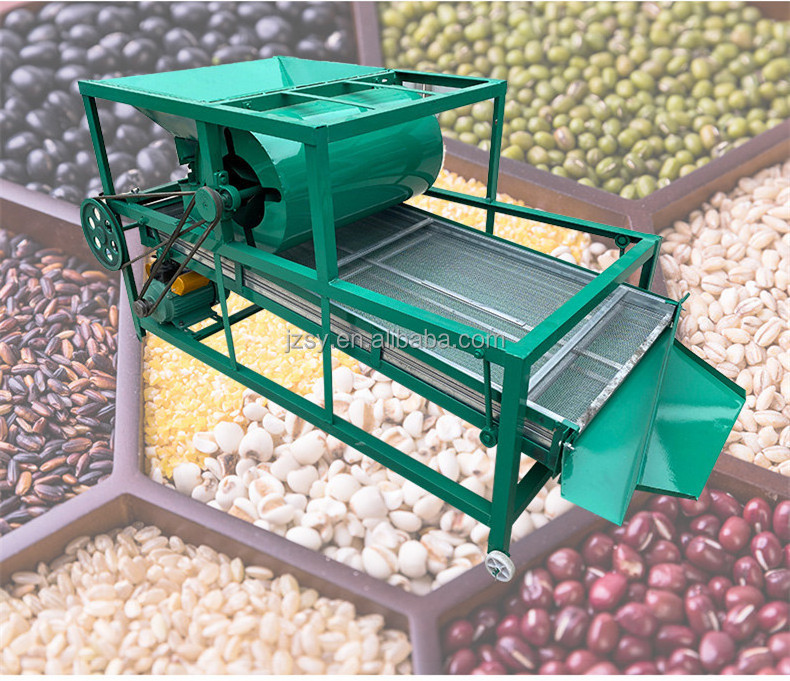 High Efficiency Automatic Corn Rapeseed Vibrating Winnowing Machine Soybean Cleaning Seeds Maize Grain Cleaner Equipment