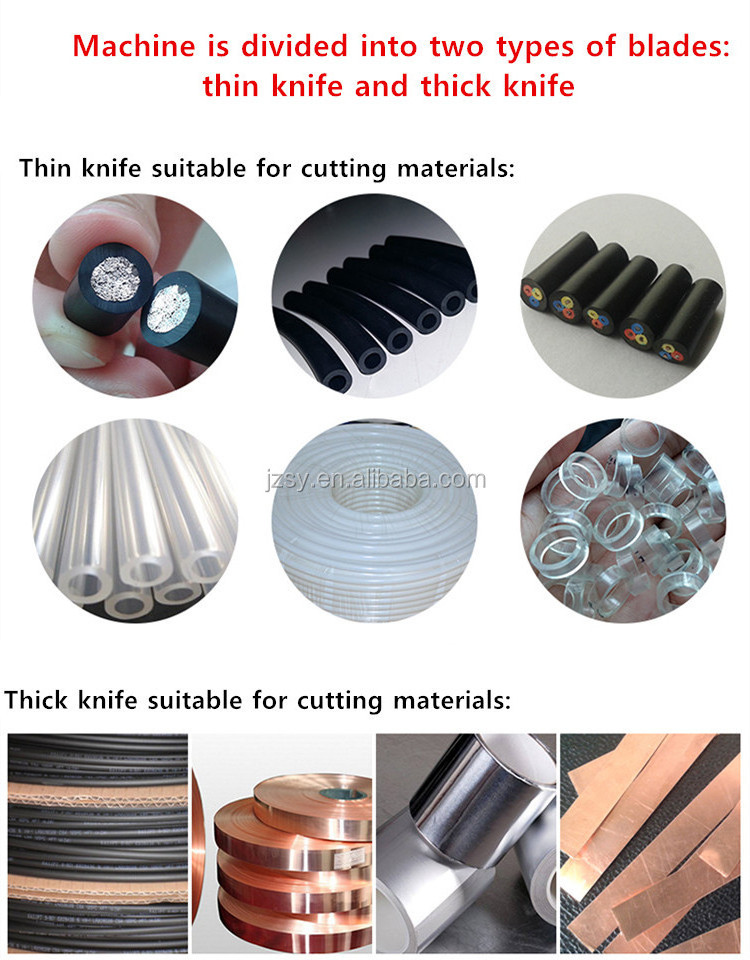 Wholesale price computer automatic PVC heat shrinkable tube cutting machine/silica gel tube shearing machine hose cutter