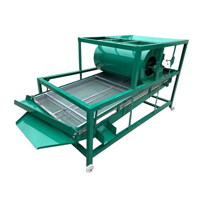 High Efficiency Automatic Corn Rapeseed Vibrating Winnowing Machine Soybean Cleaning Seeds Maize Grain Cleaner Equipment