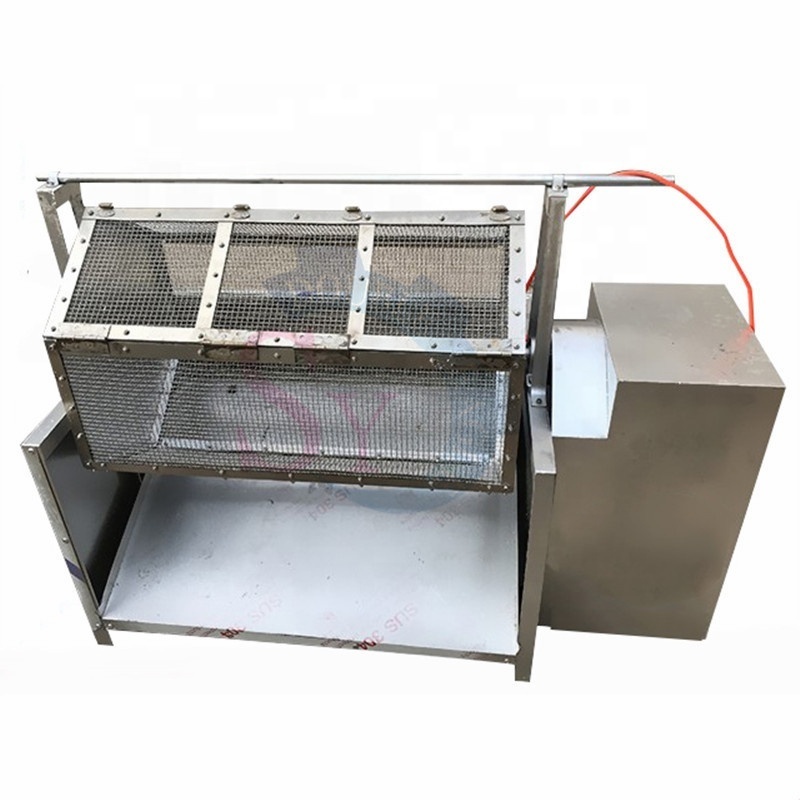 drum type automatic washing and scraping small fish scale machine fish processing skin cleaning machine