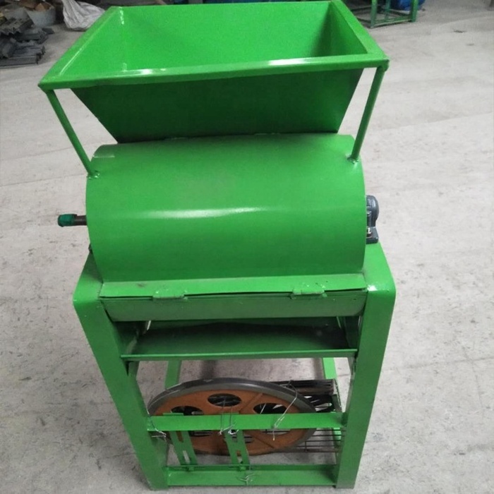 Best selling home use small electric peanut sheller processing equipment/groundnut hull decorticating shelling machine