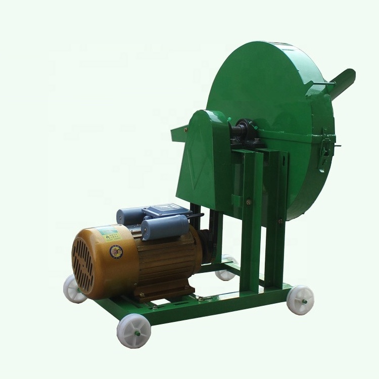 Gasoline engine driven banana tree Crusher Banana stem plantain tree shredder fresh banana plant shredding machine