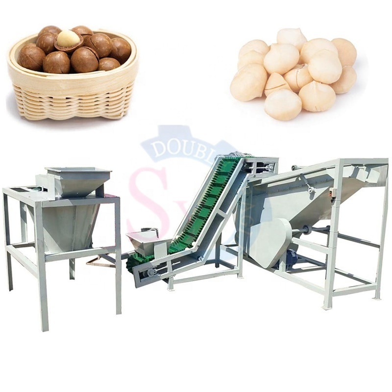 Walnut Shell Crusher Machine Pecan Cracker Sheller Macadamia Nut Hulling Peeling Cracking Breaking Equipment