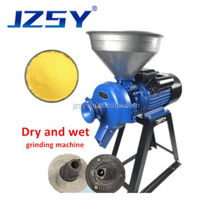 Electric animal poultry feed corn grain wheat crushing pulverizing mill/maize sorghum stuff grinder/rice pulp making machine