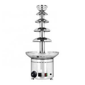 7 Tier Big Chocolate Melting With Heating Fondue Machine Cheese Fondue Chocolate Machine Digital Chocolate Fountain Machine