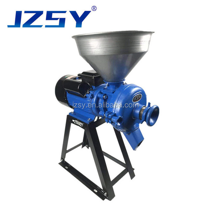 Electric animal poultry feed corn grain wheat crushing pulverizing mill/maize sorghum stuff grinder/rice pulp making machine