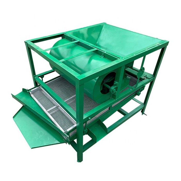 High Efficiency Automatic Corn Rapeseed Vibrating Winnowing Machine Soybean Cleaning Seeds Maize Grain Cleaner Equipment