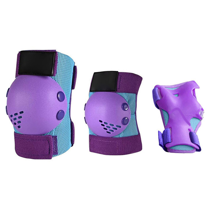 Professional Elbow Knee Pads Wristguard Skateboard Bicycle E Scooter Protective Gear For Kid and Adult Outdoor Sports