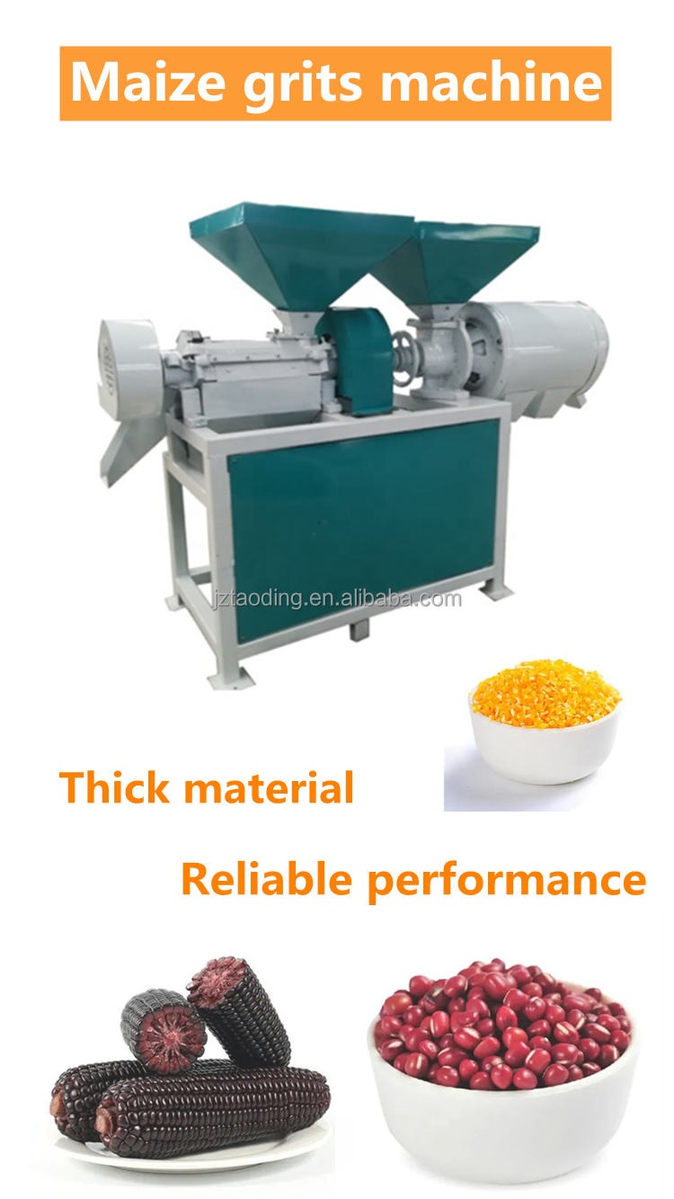 Professional Electric corn grinding mill machine maize grit grinder maker maize milling machine corn grits milling machine