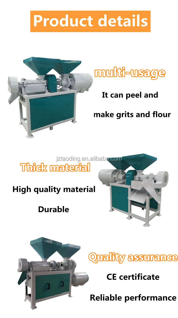 Professional Electric corn grinding mill machine maize grit grinder maker maize milling machine corn grits milling machine