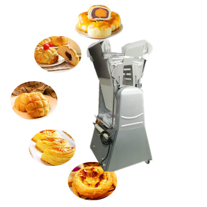 automatic commercial dough roller sheeter machine bakery laminating croissant folding machine press puff pastry making machine