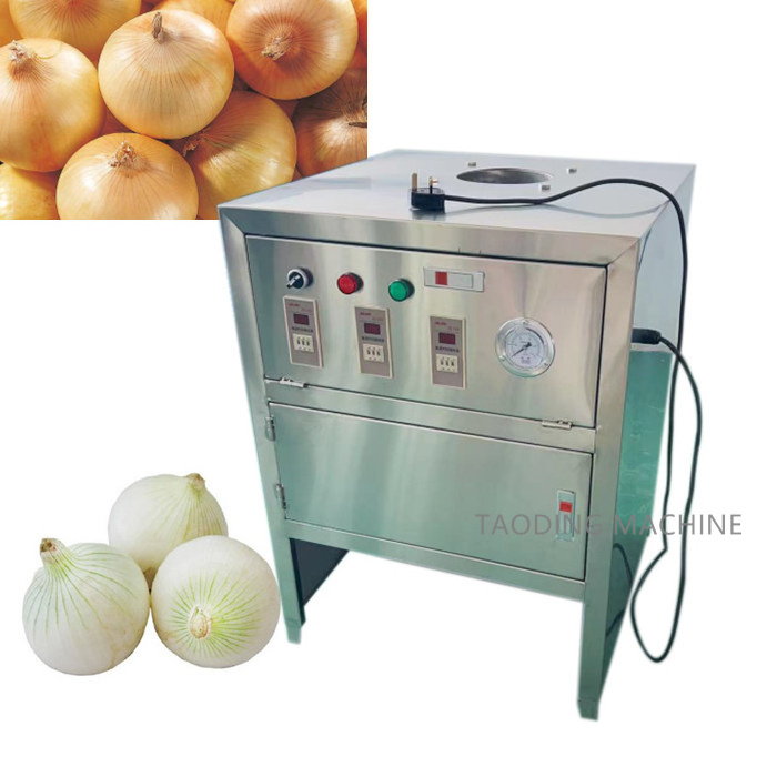 Stainless steel small Garlic peeling machine automatic onion peeler machine air Compressed garlic skin removing peeler machine