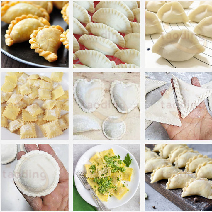 full pie making machine automatic dumpling empanada maker samosa making machine filling gyoza making mini ravioli machine price