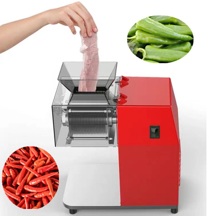 Electric meat slicer frozen mini electric meat chopper 400w frozen chicken duck fish meat bone cube cutting 110v pork slicer